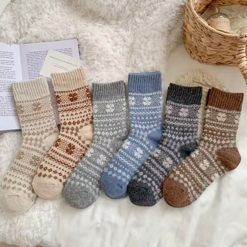 The Fluffy Folk Winter Christmas Socks