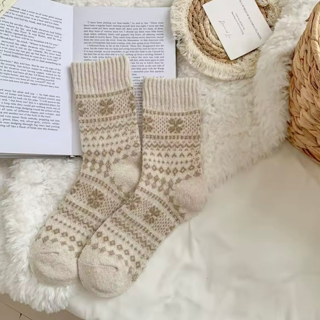 The Fluffy Folk Winter Christmas Socks
